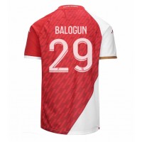 Stroje piłkarskie AS Monaco Folarin Balogun #29 Koszulka Podstawowej 2023-24 Krótki Rękaw